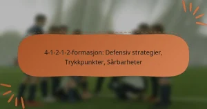 4-1-2-1-2-formasjon: Defensiv strategier, Trykkpunkter, Sårbarheter