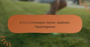 4-1-2-1-2 Formasjon: Styrker, Svakheter, Tilpasningsevne