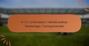 4-1-2-1-2-formasjon: Taktiske øvelser, Simuleringer, Treningsmetoder