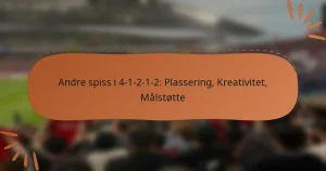 Andre spiss i 4-1-2-1-2: Plassering, Kreativitet, Målstøtte