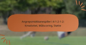 Angrepsmidtbanespiller i 4-1-2-1-2: Kreativitet, Målscoring, Støtte