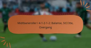 Midtbaneroller i 4-1-2-1-2: Balanse, Støtte, Overgang