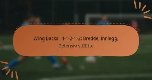 Wing Backs i 4-1-2-1-2: Bredde, Innlegg, Defensiv støtte